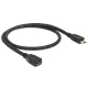 DeLock Extension cable USB 2.0 type Micro-B male > USB 2.0 type Micro-B female 0,5m