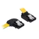 DeLock Cable SATA 6 Gb/s left/up metal 50cm