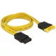 DeLock Extension cable SATA 6 Gb/s male > SATA female 50cm Yellow