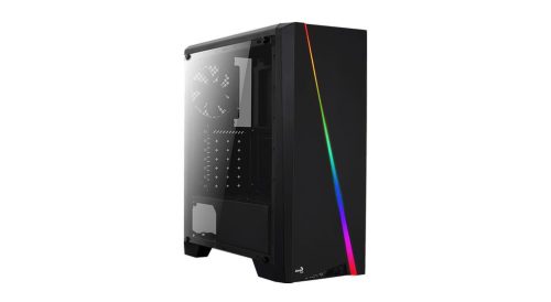 Aerocool Cylon RGB Window Fekete