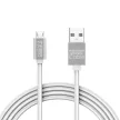 Delight MicroUSB Adatkábel LED 1m White