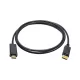Akyga AK-AV-05 HDMI / DisplayPort cable 1,8m Fekete