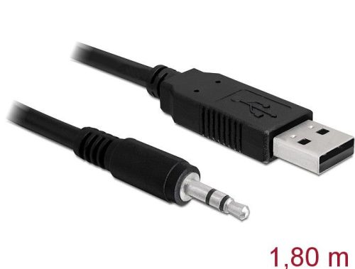 DeLock Converter USB 2.0 Type-A male to Serial TTL 3.5mm 3pin stereo jack 1,8m (5V)