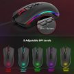 Redragon Cobra Wired gaming mouse Fekete
