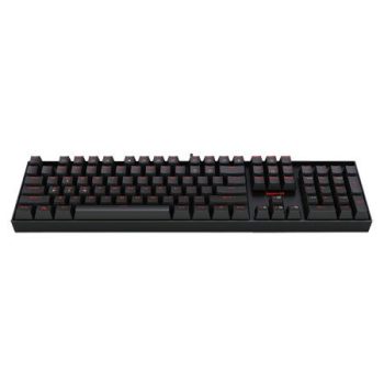   Redragon Mitra Red Backlight Mechanical Billentyűzet Blue Switches Fekete HU