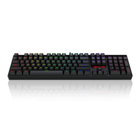 Redragon Mitra RGB Backlight Mechanical Billentyűzet Blue Switches Fekete HU