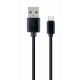 Gembird USB-C Type cable 1m Fekete