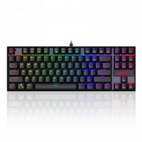 Redragon Kumara RGB Backlight Mechanical Gaming Billentyűzet Red Switches Black HU