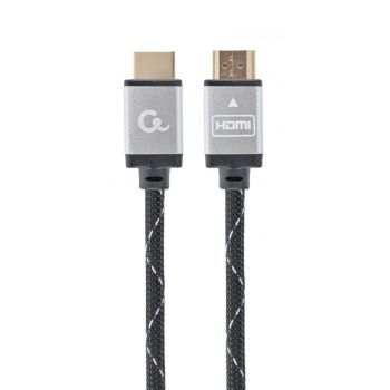   Gembird CCB-HDMIL-3M High speed HDMI with Ethernet Select Plus Series cable 3m Fekete/Grey
