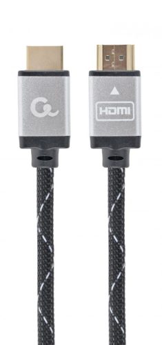 Gembird CCB-HDMIL-3M High speed HDMI with Ethernet Select Plus Series cable 3m Fekete/Grey