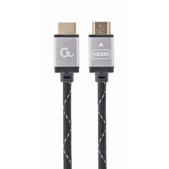   Gembird CCB-HDMIL-5M High speed HDMI with Ethernet Select Plus Series cable 5m Fekete/Grey