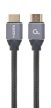 Gembird CCBP-HDMI-2M High speed HDMI with Ethernet Premium Series cable 2m Fekete/Grey