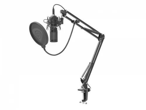 Natec Genesis Radium 400 Studio microphone Fekete