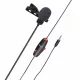 Hama Smart Lavalier Microphone Fekete