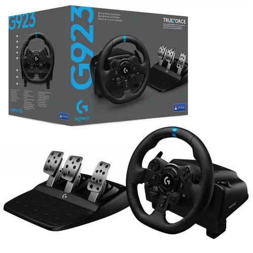 Logitech G923 TrueForce Sim USB Kormány Fekete (PS4/PS5/PC)