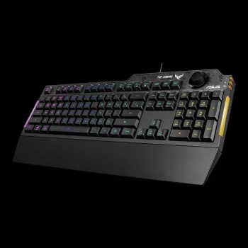 Asus TUF Gaming K1 RGB Billentyűzet Fekete HU