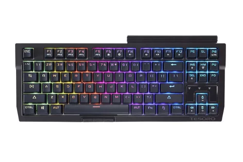 Tesoro Tizona Spectrum Kailh RGB Red switch Fekete UK