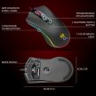 Redragon Cobra FPS Flawless RGB Wired gaming mouse Fekete