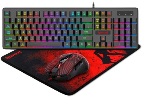 Redragon S107 Gaming Combo 3 in 1 Fekete HU