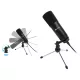 Sandberg Streamer USB Desk Microphone Fekete