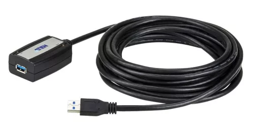 ATEN UE350A USB3.0 Extender cable 5m Fekete