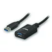 ATEN UE350A USB3.0 Extender cable 5m Fekete