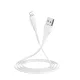 BOROFONE BX18 Lightning Charging Data Cable 3m White