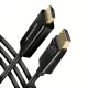 AXAGON RVD-HI14C2 DisplayPort to HDMI active cable 4K@30Hz 1,8m Fekete