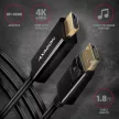 AXAGON RVD-HI14C2 DisplayPort to HDMI active cable 4K@30Hz 1,8m Fekete
