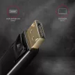 AXAGON RVD-HI14C2 DisplayPort to HDMI active cable 4K@30Hz 1,8m Fekete