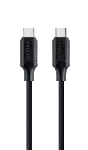 Gembird CC-USB2-CMCM60-1.5M 60W Type-C Power Delivery (PD) Charging & Data cable 1,5m Fekete
