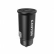 Canyon CNS-CCA20B 20W Car Charger Fekete
