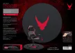 Platinet Omega Varr Floor Mat Pro Gaming Szőnyeg Fekete/Red