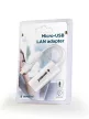 Gembird NIC-MU2-01 microUSB 2.0 LAN Adapter for mobile devices White