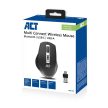 ACT AC5145 Wireless Multi Connect Egér 2400 DPI Fekete