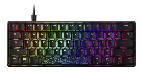HP HyperX Alloy Origins 60 RGB HX Red Switch Mechanical Gaming Billentyűzet Fekete US