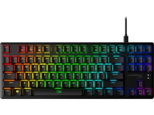 HP HyperX Alloy Origins Core RGB HX Aqua Switch Mechanical Gaming Billentyűzet Fekete US