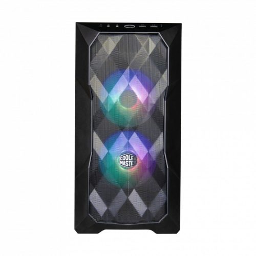 Cooler Master MasterBox TD300 Mesh ARGB Tempered Glass Fekete