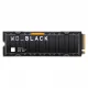Western Digital 1TB M.2 2280 NVMe SN850X With Heatsink Fekete