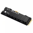 Western Digital 1TB M.2 2280 NVMe SN850X With Heatsink Fekete
