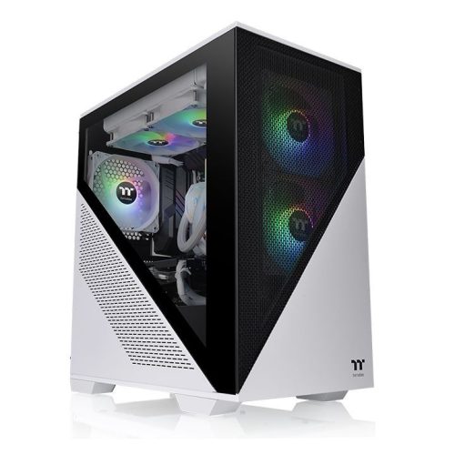 Thermaltake Divider 170 TG Snow ARGB Micro Chassis Tempered Glass White/Fekete