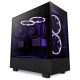 NZXT H5 Elite RGB Tempered Glass Fekete