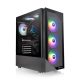 Thermaltake View 200 TG ARGB Tempered Glass Fekete