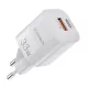 Choetech  PD5006W PD33W Type-C + USB EU Wall Charger White