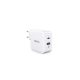 Choetech  PD8002 PD65W Type-C + USB EU Wall Charger White