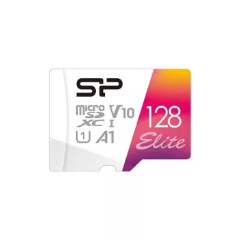Silicon Power 128GB MicroSDXC UHS-I V10 A1 + adapterrel