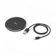 Hama QI-FC10  Wireless Charger 10W Wireless Smartphone Charging Pad Fekete