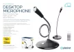Platinet PMOD2 Microphone Office/Home Desktop Fekete
