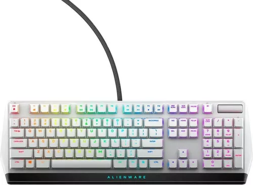 Dell Alienware AW510K Low Profile RGB Mechanical Gaming Billentyűzet Lunar Light US