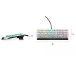 Dell Alienware AW510K Low Profile RGB Mechanical Gaming Billentyűzet Lunar Light US